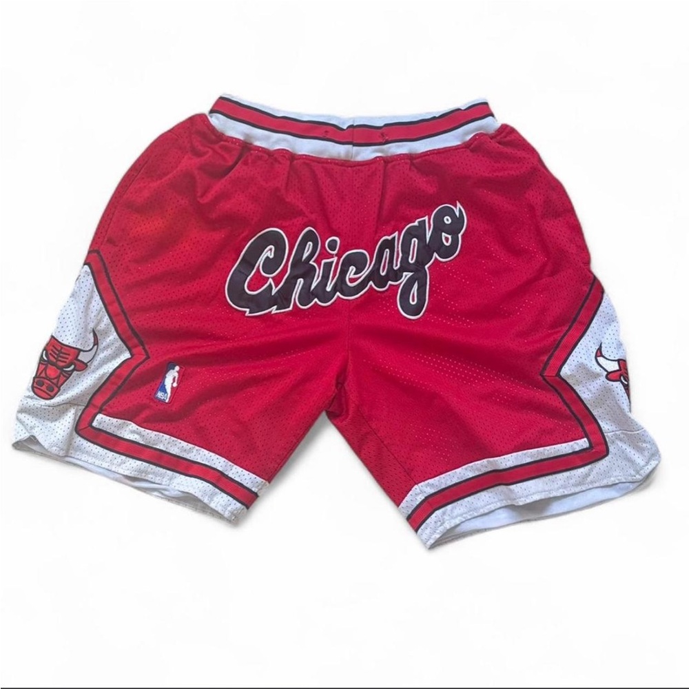 Just Don Red Chicago Bulls Edition Shorts
